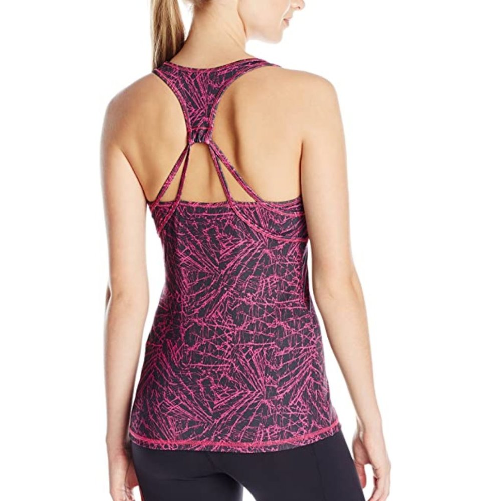 STEVE MADDEN work out top in black and pink